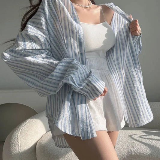 Women Striped Shirt